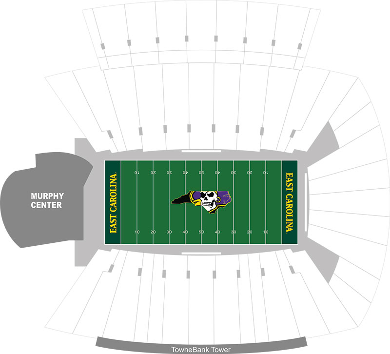 Dowdy Ficklen Stadium Seating Map